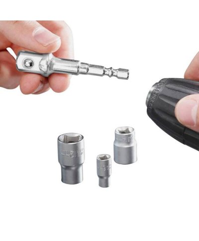 Jogo 3 adaptadores p/ chave caixa | Casa Alves