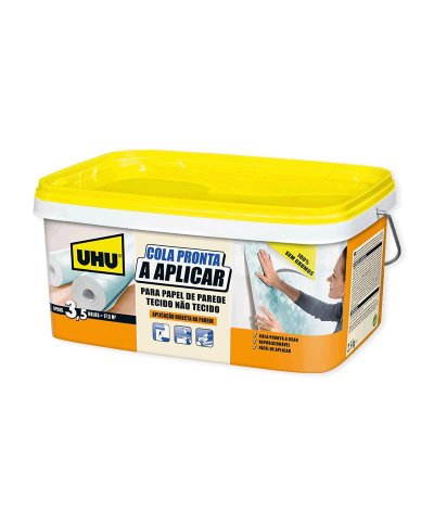 Cola pronta aplicar tecido UHU 2,5kg 043495