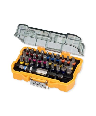 Conjunto de 32 pontas, Pz, Ph, Pl, Torx, Torx hexagonal e adaptador