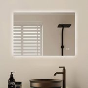 Espelho Luxe 100x70 Touch com desembaciador e iluminação integrada