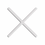 Cruzetas p/juntas Rubi 1mm (300 uni) 02911