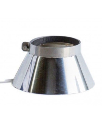 Gola passagem telhado 80mm inox