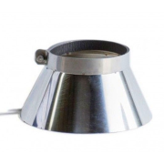 Gola passagem telhado 80mm inox