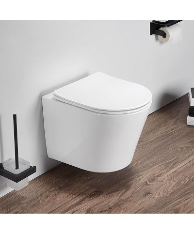 Sanita suspensa com tampo Globe branca