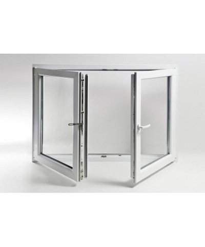 Janela pvc 100x120cm 2 folhas