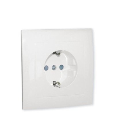 Tomada Schuko monobloco c/ obturador 90138 br