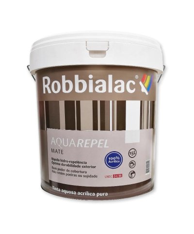 Tinta Robbialac Aquarepel 15L Branco | Casa Alves