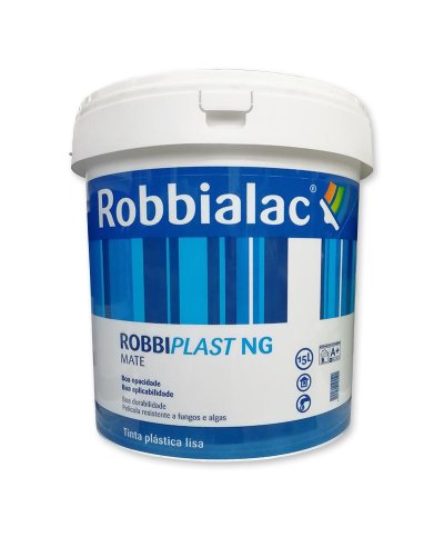 Tinta mate Robbiplast NG branco 15 lt