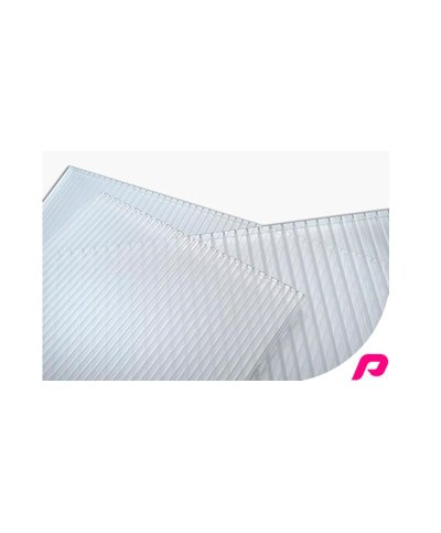 Placa alveolar transparente 98x200cm 6mm