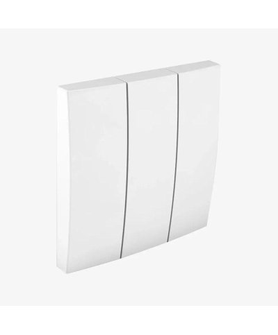 Tecla tripla Efapel branca 90661