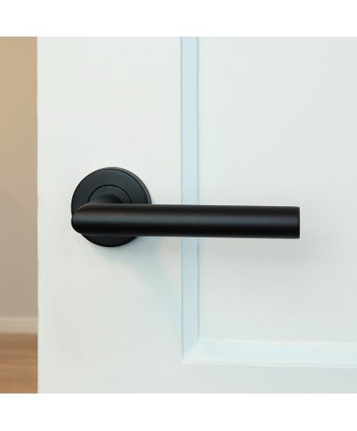 Puxador preto com entrada de chave 3006.B