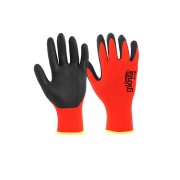 Luva nylon/spandex rev.nitrilo foam na palma tam.9 0701103