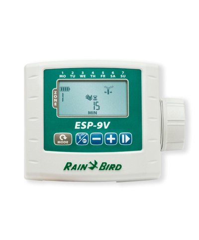 Programador Rain-Bird ESP-9V (1 estação) + Válvula 1" | Casa Alves
