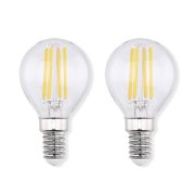 Pack 2 lampadas led mini E14 4W 400lm 3000K