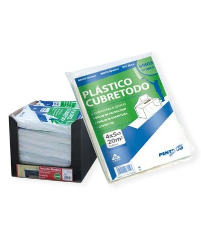 Cobertura de plastico grosso 4x5m