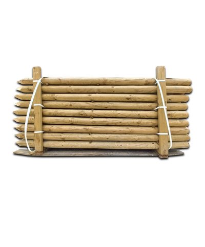 Poste madeira tratada torneada 6x200cm