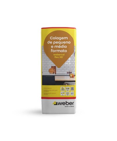 Weber.col flex XS+ branco (25 kg)