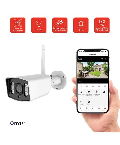 Câmara vigilância externa wifi guardian II