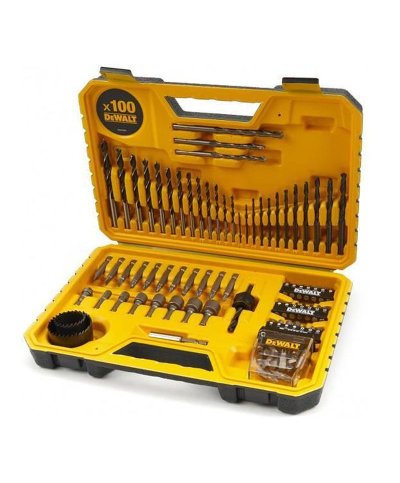 Conjunto 100 peças furar e aparafusar