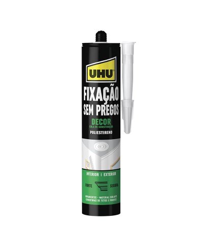 UHU Fixação Sem Pregos Decor 470g | Casa Alves
