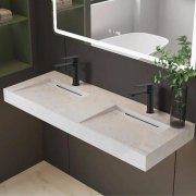 Torneira Lavatório Prisma Preto Mate