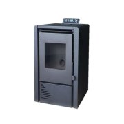 Salamandra a pellets 6kw preta