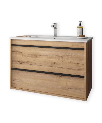 Conj. movel Attila 80 carvalho c/lav.