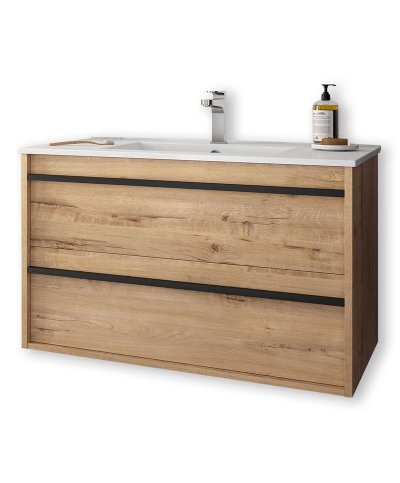 Conj. movel Attila 100 carvalho c/lav.