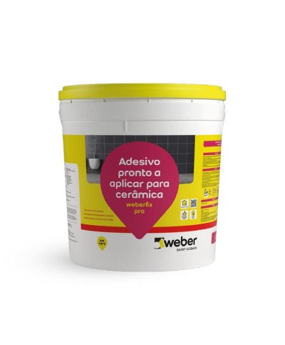 Cimento cola Weber Fix Pro Branco 25 Kg