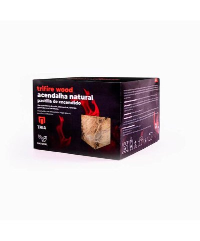 Acendalha natural cx 24unds