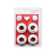 Kit tampao universal branco 1/2" p/radiador