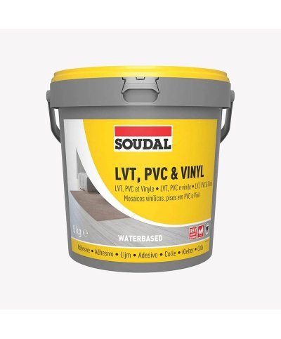 Cola Vinil, PVC e LVT 5kg Soudal