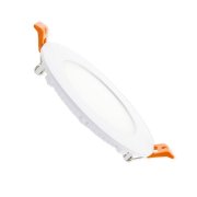 Painel Branco led slim 6W redondo 6000K