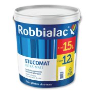 Tinta Robbialac Stucomat Branco 15L | Casa Alves