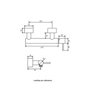 Misturadora ocean chuveiro preto mate