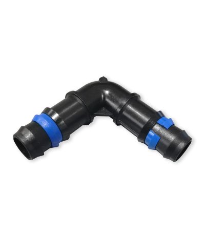 Joelho canelado c/anel de fixacao 16x16mm