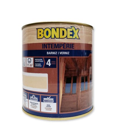 Bondex intemperie brilhante incolor 0,75 lt