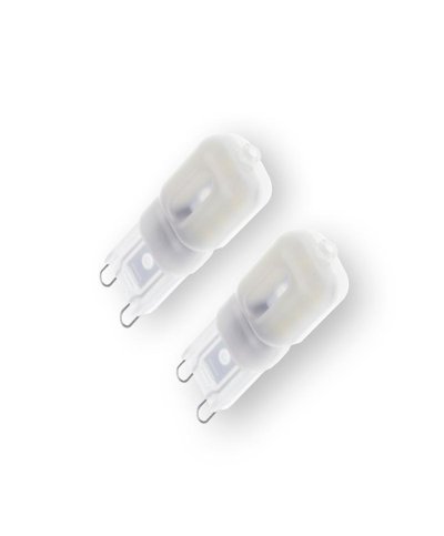Pack 2 lampadas led G9 2,5W 250lm 6000K LG04652