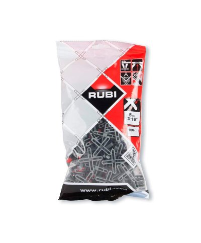 Cruzetas p/juntas Rubi 5 mm (100 uni)