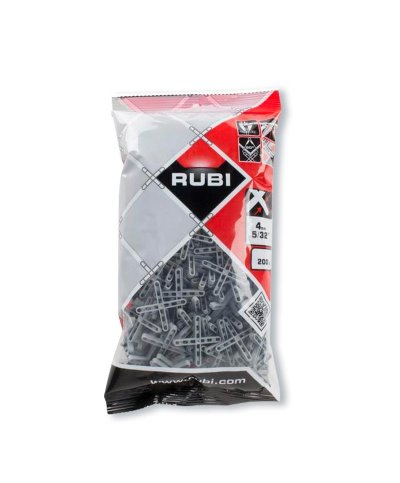 Cruzetas p/juntas Rubi 4mm 2954 (200 uni)