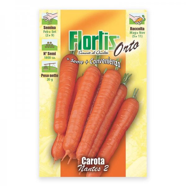 Semente cenoura Flortis 