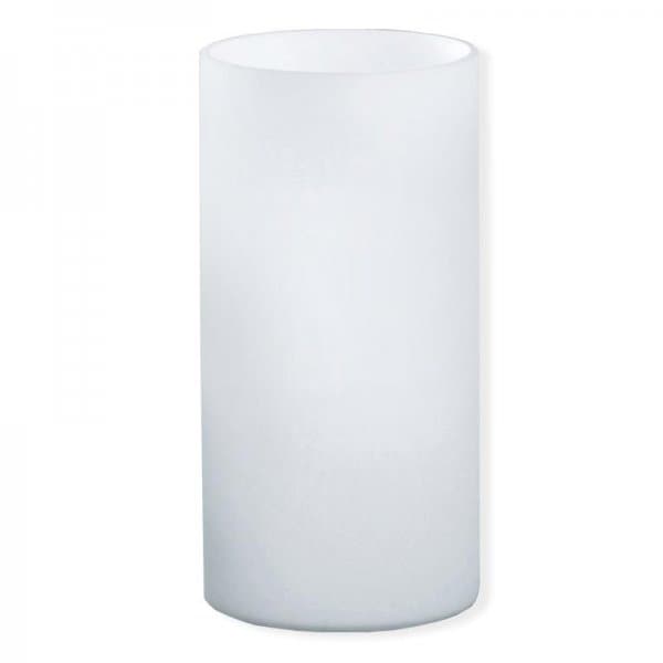 Candeeiro de mesa vidro branco geo 1X60W E14 Ø10cmx20cm Eglo 