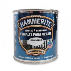 Hammerite dualtech liso cinza prata alto brilho 042-0053 1/4 Robbialac 