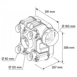 VMC Styl'air fluxo simples