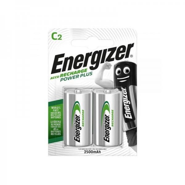 Pack 2 pilhas recarregaveis HR14 (C) 2500mAh Energizer 