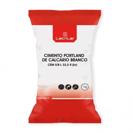 Cimento de calcario branco 1kg