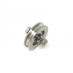 Roda inox c/ rolamento p/...