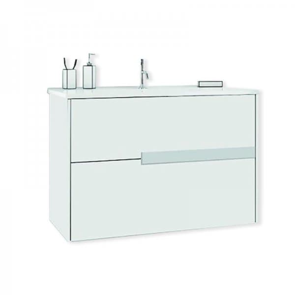 Movel+lavatorio susp. Banhoazis Eme 80cm branco Banhoazis 