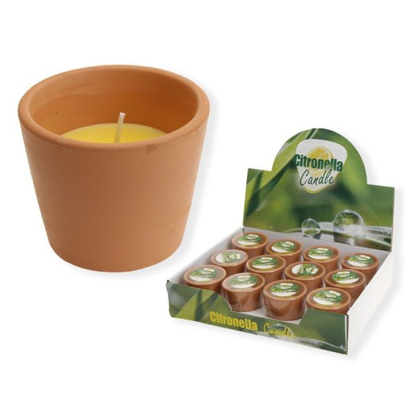 Vaso de citronela 7cm  56gr. (15 horas) Koopman 