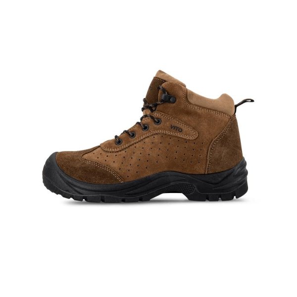 Bota camurca castanha Oxis S1P-SRC 38 VITO 